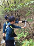 양산署 덕계파출소안전한 등산로 리본 제작 설치