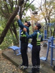 양산署 덕계파출소안전한 등산로 리본 제작 설치