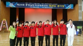 보령 청파초 태권도 선수단, 제25회 충남학생체전 일취월장