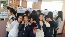 논산부창초, 음식물 안남기기 캠페인 실시