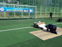 수원 권선구 여성축구단, 건승과 무사기원 위한 단배식