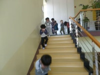 놀뫼유치원, 비상대피훈련 실시