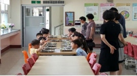 벌곡초, 학교급식 공개의 날 운영