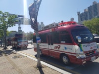 수원소방서, 정자2동 주민센터와 소방차 길터주기 캠페인