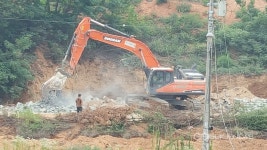 평택 진위3산업단지 배짱 공사에 비산먼지는 훨~훨~