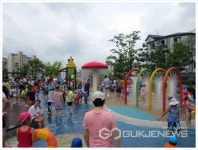 용인시 서천동, 물내음어린이공원 물놀이장 무료개장