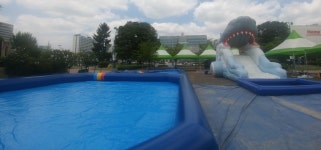 수원시 올림픽공원 광장에 물놀이장 개장