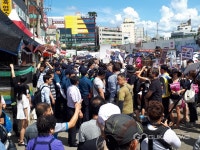 모란시장에서, 전국 동물보호단체 개농장 전업 촉구