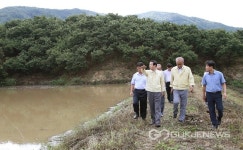 조길형 충주시장, 호우피해 현장 긴급 점검