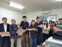 대옥영농조합법인 에덴농장, 영덕군 취약계층에 구운계란 전달