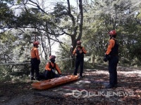 군산 소방서, 가을철 산악구조훈련 전개