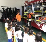 [포토] 영덕소방서, 성심유치원(119소년단)소방교육