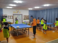 햇살공부방의령지역아동센터, 탁구로 인성 함양