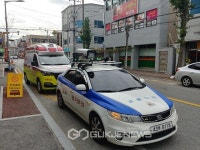 익산소방, 긴급소방차량 막는 불법주정차 단속