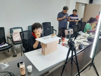 2020년 정보화교육(1인미디어) 생방송 교육 게시글 보기 < 포토갤러리 < 소통마당 < 군산시 농업기술센터