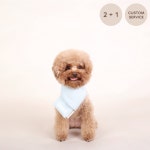 OOPSIE DAISY 웁시데이지 [OOPSIE DAISY] NAME MUFFLER_BABY BLUE (L SIZE)