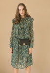 hashtag9 헤시테그9 [hashtag9] CHIFFON FLOWER PRINT SLIP ONEPIECE Yellow