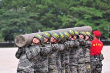 해병닷컴 - 해병대 신병 1247기 2교육대 3주차 - 목봉체조 및 참호격투 등