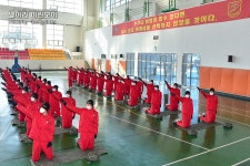 해병닷컴 - 해병대 신병 1264기 5교육대 6주차 - 전투수영 및 구급법