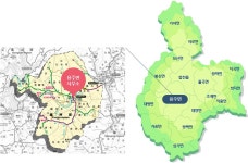 용주면 - 용주면 행정지도 | 합천군 행정지도 | 합천군