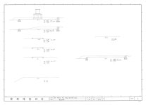 문화재이미지 | 도면_보물 제943호_보성 우천리 삼층석탑_주변정비공사 횡단면도 도면_보물 제943호_보성 우천리 삼층석탑_주변정비공사 횡단면도