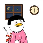 호남대학교 커뮤니티 호덕이 캐릭터 호덕이의캠퍼스라이프 야식은 맛있어