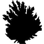 Black tree 8 icon - Free black tree icons