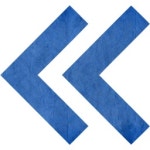 Blue paper arrow 96 icon - Free blue paper arrow icons - Blue paper icon set