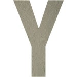 Concrete letter y icon - Free concrete letter icons - Concrete icon set