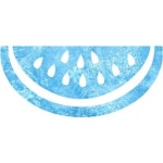 Ice watermelon icon - Free ice fruit icons - Ice icon set