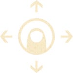 Old paper omnidirectional drag icon - Free old paper gesture icons - Old paper icon set