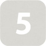 Sandpaper 5 filled icon - Free sandpaper numbers icons - Sandpaper icon set
