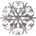 Weathered wood snowflake 7 icon - Free weathered wood snowflake icons - Weathered wood icon set