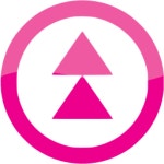 Web 2 deep pink arrow 166 icon - Free web 2 deep pink arrow icons - Web 2 deep pink icon set