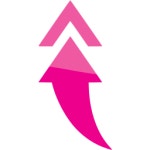 Web 2 deep pink arrow 179 icon - Free web 2 deep pink arrow icons - Web 2 deep pink icon set