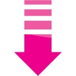 Web 2 deep pink arrow 195 icon - Free web 2 deep pink arrow icons - Web 2 deep pink icon set