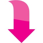 Web 2 deep pink arrow 238 icon - Free web 2 deep pink arrow icons - Web 2 deep pink icon set