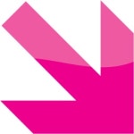 Web 2 deep pink arrow 326 icon - Free web 2 deep pink arrow icons - Web 2 deep pink icon set