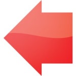 Web 2 red arrow 114 icon - Free web 2 red arrow icons - Web 2 red icon set