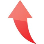 Web 2 red arrow 178 icon - Free web 2 red arrow icons - Web 2 red icon set