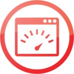 Web 2 red page speed 3 icon - Free web 2 red seo icons - Web 2 red icon set