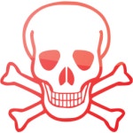 Web 2 red skull 47 icon - Free web 2 red skull icons - Web 2 red icon set