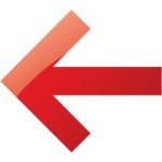 Web 2 ruby red arrow 121 icon - Free web 2 ruby red arrow icons - Web 2 ruby red icon set
