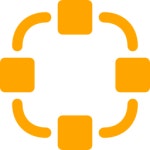 Free orange network icon - Download orange network icon
