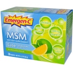 Emergen-C, MSM, 라이트, 시트러스 맛 탄산 음료 믹스, 30 패킷, 5.1 온스 (144 그램) - iHerb.com Emergen-C, MSM, 라이트, 시트러스...