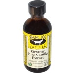iHerb.com - 상품평 -Singing Dog Vanilla, 유기농 순수 바닐라 추출물, 농장 재배, 2 fl oz (59 ml)