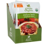iHerb.com - 상품평 -Simply Organic, Italian Herb Spaghetti Sauce Mix, 12 Packets, 1.31 oz (37 g) Each