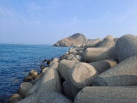 당금방파제 초봄 벵에돔낚시_벵에셔틀콕