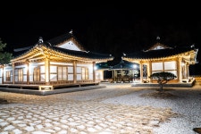 공지사항 > 대곡관광지 겨울 야간 전경장수군청