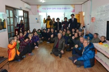 포토에세이(상세) - 송학면 입석1리경로당 새해인사 - 열린시장실